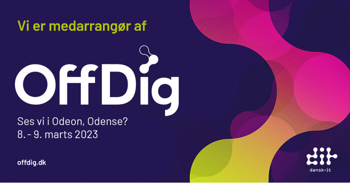 DI2X medarrangør af OffDig konference i Odense 2023